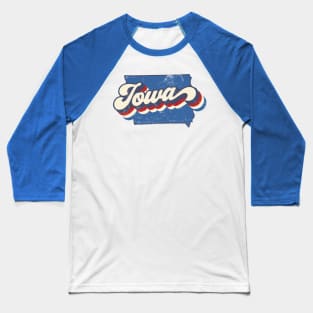 Iowa Proud Usa Baseball T-Shirt